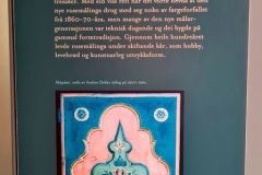 Buskerud - Ål - Sentrum - Ål kulturhus - Rosemalingsutstilling