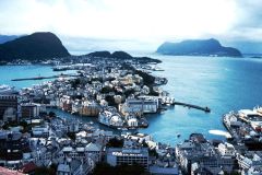 Møre og Romsdal - Ålesund - Utsikten fra Aksla