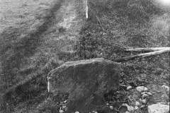 Steinkorset på Helgevoll i Vindafjord (Foto UNIMUS Arkeologisk museum UiS)