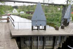 Østfold - Aremark - Strømsfoss sluser - Strømselva
