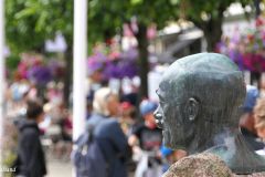 Agder - Arendal - Sentrum - Pollen - Skulptur - Gabriel Scott (Gunnar Havstad, 1973)