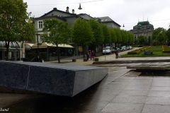 Hordaland - Bergen - Byparken - Kong Olav Vs plass - Skulptur