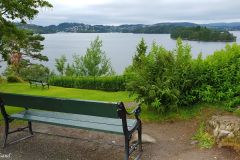 Hordaland - Bergen - Troldhaugen - Utsikt over Nordåsvannet