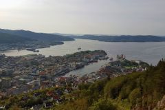 Hordaland - Bergen - Utsikt fra Fløyen