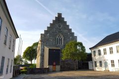 Hordaland - Bergen - Bergenhus festning - Slottsgården og Håkonshallen