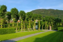 Hordaland - Bergen - Bergenhus festning - Markering av Kristkirken