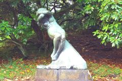 Hordaland - Bergen - Nygårdsparken - Skulptur "Morgendemring", av Sofus Madsen