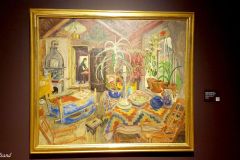 Hordaland - Bergen - Bergen kunstmuseum - KODE 4 - Nikolai Astrup (1880-1928) - Interiør med vugge (1924)
