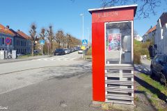 Hordaland - Bergen - Klosteret - Telefonkiosk (vernet)