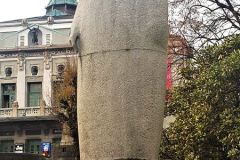 Hordaland - Bergen - Teaterparken - Skulptur - Henrik Ibsen (Nils Aas, 1981)
