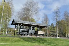 Agder - Birkenes - Birkeland - Kopi av lokomotiv fra Lillesand-Flaksvandbanen