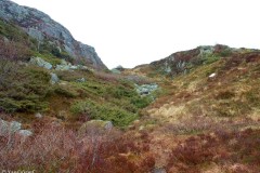Rogaland - Bjerkreim - Faureknuten - Oppover Grolidalen