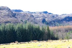 Rogaland - Bjerkreim - Utsikt innover Svartedalen