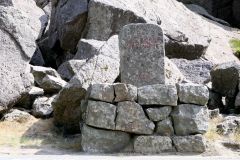 Rogaland - Bjerkreim - Gloppedalsura - Grensestein Bjerkreim og Forsand (nå Gjesdal)