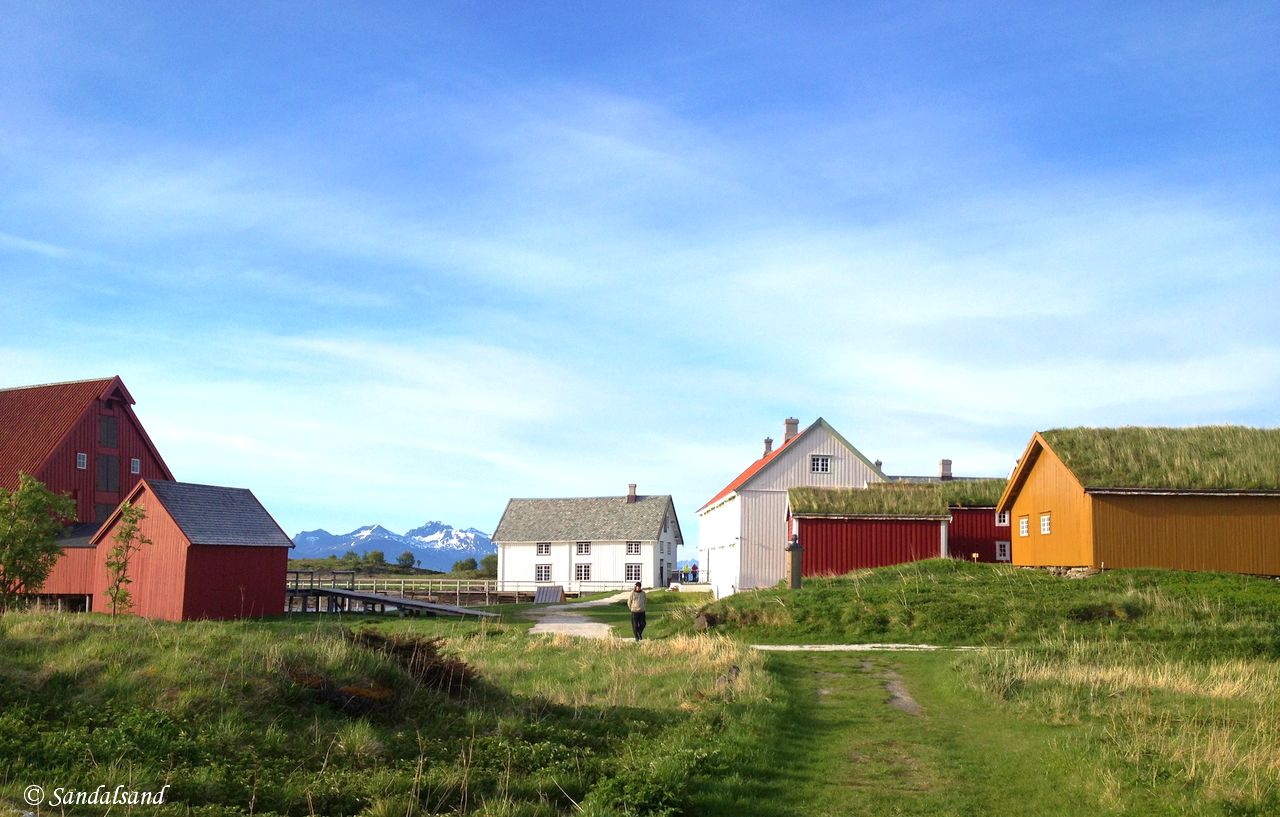 Norway - Nordland - Kjerringøy trading post - The small boat houses