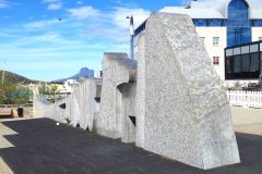 Nordland - Bodø - Skulptur - Mellom himmel og fjell (Philippe Dommen, 2004)