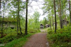 Buskerud - Drammen - Drammens museum - Friluftsmuseet, Bragernesåsen - Hallingdal- og Krødsheradtunet