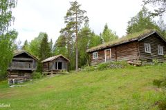Buskerud - Drammen - Drammens museum - Friluftsmuseet, Bragernesåsen - Hallingdal- og Krødsheradtunet