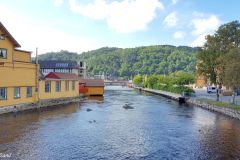 Rogaland - Eigersund - Sentrum - Lundeåne sett fra Nyeveien