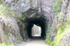 Rogaland - Eigersund - Den gamle Jærbanen - Maurholen tunnel