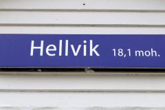 Rogaland - Eigersund - Den gamle Jærbanen - Hellvik stasjon