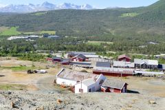 Innlandet - Folldal - Folldal gruver - Utsyn mot Rondane