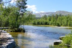 Innlandet - Folldal - Strømbu rasteplass - Atnaelva