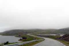 Troms og Finnmark - Gamvik - Skittenfjordvatnet (tv) og Jernsteinvatnet - Fv8072