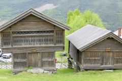 Buskerud - Gol - Gol bygdemuseum - Loft og stolpehus