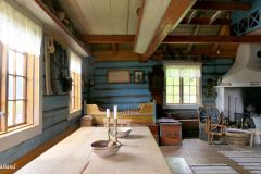 Buskerud - Gol - Gol bygdemuseum - Hallingstua