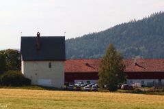 Oppland - Gran - Steinhuset sett fra Presteenkesetet Sjo