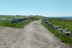 Rogaland - Hå - Mellom Varhaug gamle kirkegard og Husvegg - Jærkysten