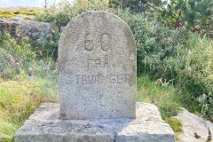 Rogaland - Hå - Ogna camping - Milestein, 60 km fra Stavanger