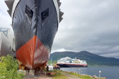 Nordland - Hadsel - Stokmarknes - Hurtigruteskipene Finnmarken og Trollfjord