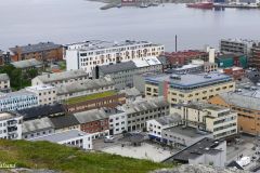 Troms og Finnmark - Hammerfest - Salen - Utsikt mot byen