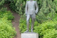 Troms - Harstad - Generalhagen - Skulptur - Musikkløytnant Alfred Evensen (Kristoffer Leirdahl, 1953)