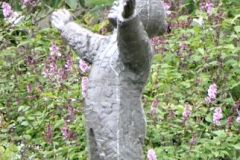 Troms - Harstad - Generalhagen - Skulptur - Med hode i himmelen (Solveyg Schafferer, 1986)