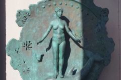 Rogaland - Haugesund - Haraldsgata - Skulptur - Relieffskulptur (DNB)