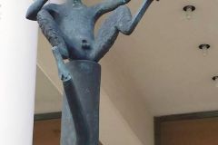 Rogaland - Haugesund - Festiviteten - Skulptur - Spillende faun (Fritz Røed, 1987)