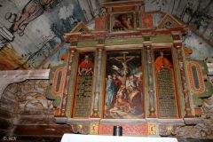 Rogaland - Hjelmeland - Årdal Gamle Kirke - Altertavlen
