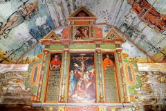 Rogaland - Hjelmeland - Årdal Gamle Kirke - Altertavlen