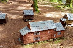 Rogaland - Hjelmeland - Eventyrskogen i Årdal - Modell av Vigatunet