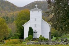 Rogaland - Hjelmeland - Hjelmelandsvågen - Hjelmeland kirke (1858)