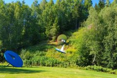 Akershus - Jevnaker - Kistefos - Skulptur - Kunstnere: Oldenburg & van Bruggen