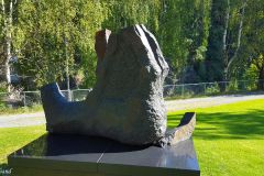Akershus - Jevnaker - Kistefos - Skulptur - Kunstner: Kristian Blystad