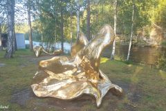 Viken - Jevnaker - Kistefos - Skulptur - River man (A Kassen)
