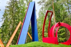 Viken - Jevnaker - Kistefos - Skulptur - Free to frolic (Phillip King)