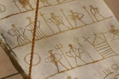 Troms og Finnmark - Karasjok - De Samiske Samlinger (museum) - Anders Paulsens runebomme (kopi)