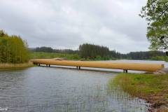 Rogaland - Klepp - Frøylandsvatnet - Trebroen Midgardsormen