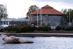 Agder - Kristiansand - Christianholm festning - Skulptur - Drømmeren 2 (Claus Ørntoft, 2007)